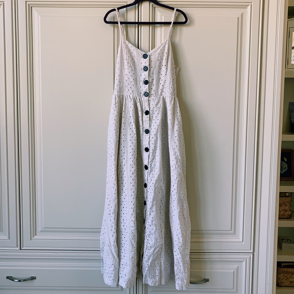 Button down urban outfitters midi dress